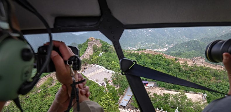 Mutianyu Great Wall Helicopter Tour